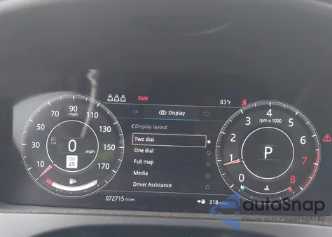 2020 Jaguar F-Pace S P380 Awd Automatic из США, поврежденный, VIN SADCM2FV2LA629603